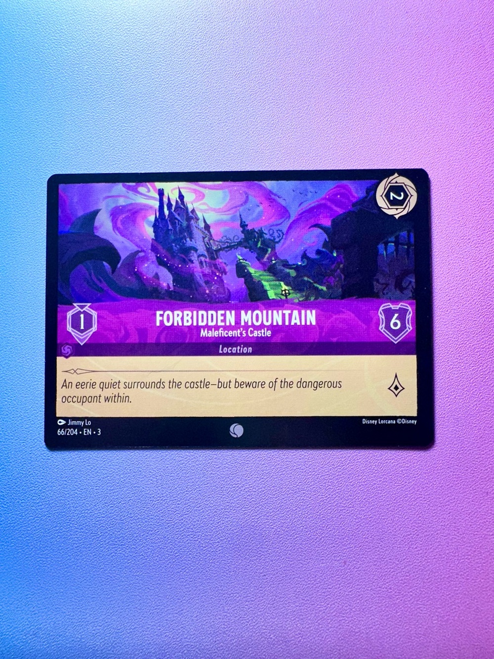 forbidden mountain [sleeping beauty] - 66/204 — lorcana: into the inklands